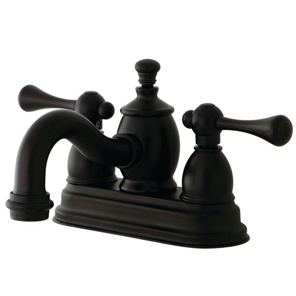 KS7105BL 4" Centerset Bathroom Faucet, Oil Rubbed Bronze